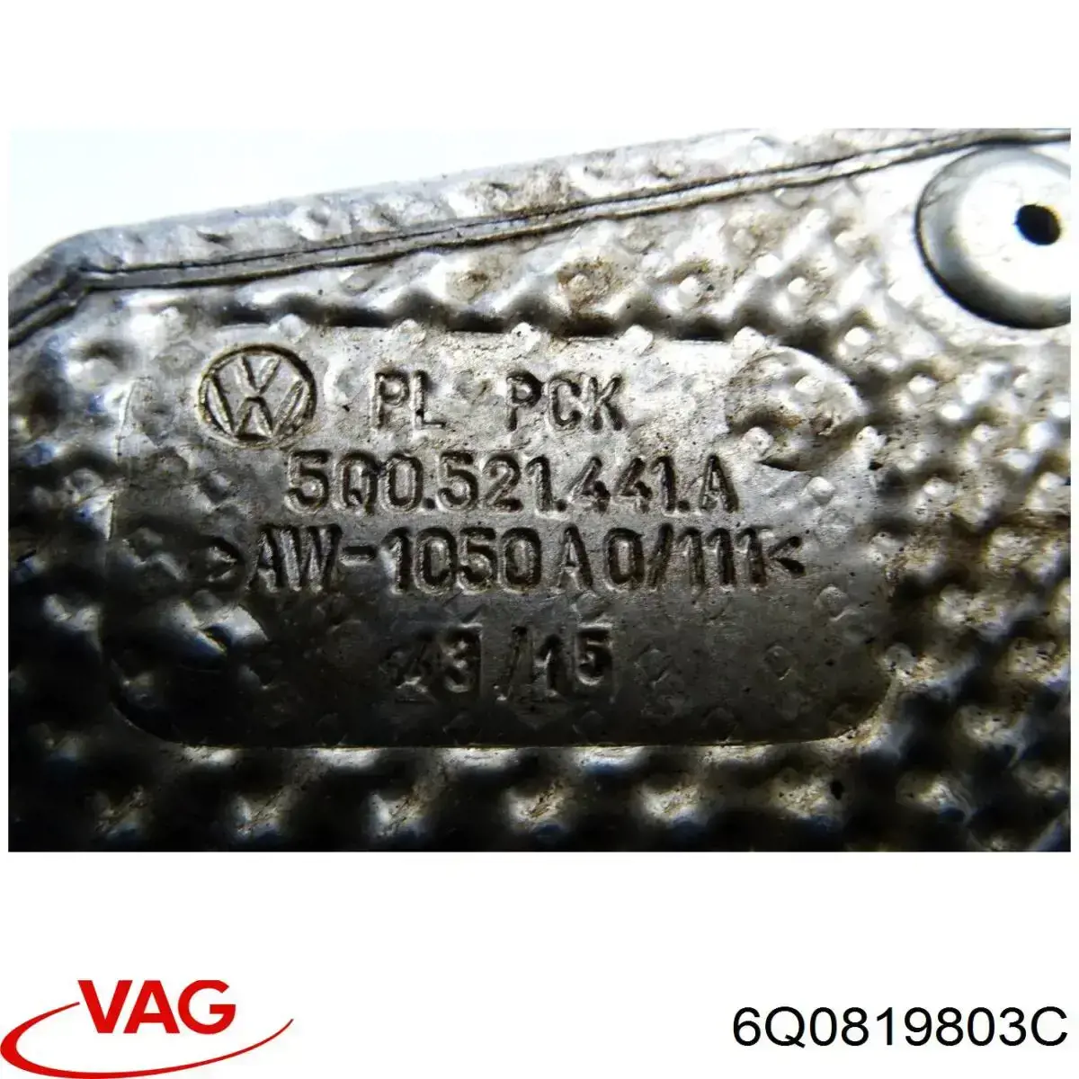 6Q0819803C VAG Распределитель воздуха на консоле, центральный