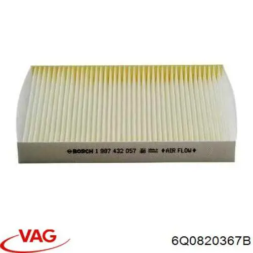 Фильтр салона 6Q0820367B VAG