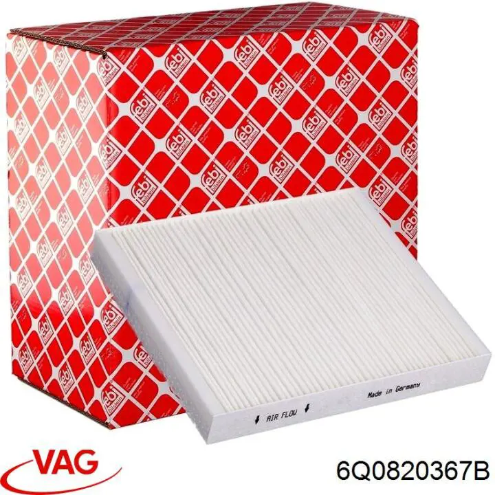 Воздушный фильтр салона VAG 6Q0820367B
