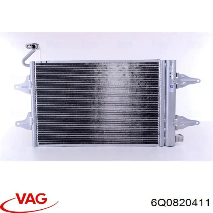 Радиатор кондиционера 6Q0820411 VAG
