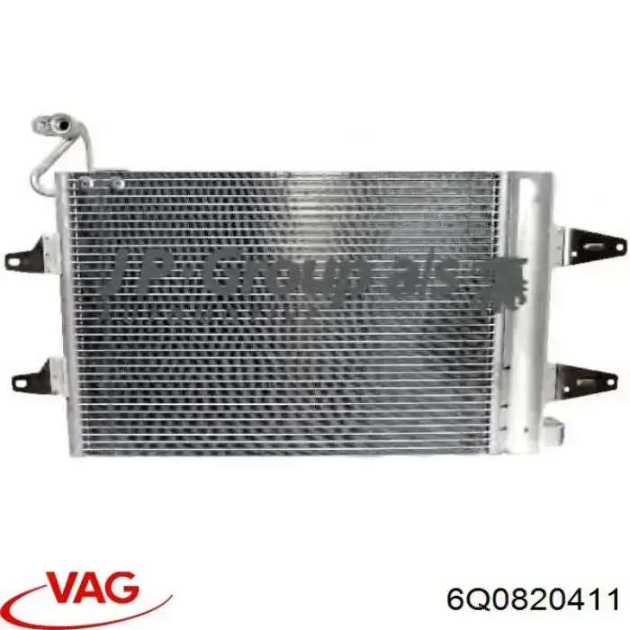 6Q0820411 VAG радиатор кондиционера