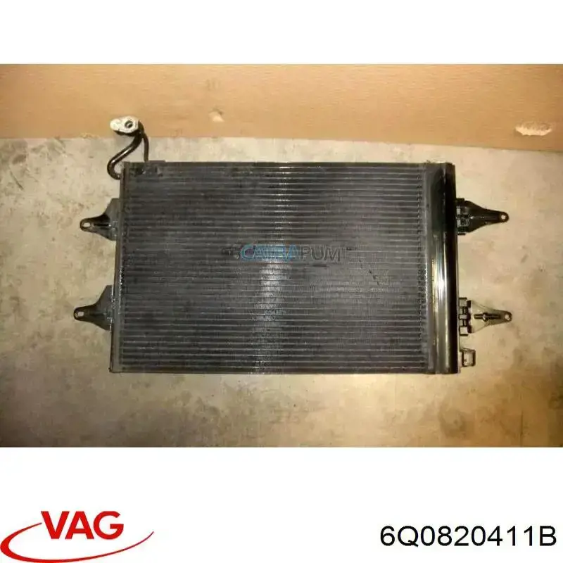 6Q0820411B VAG радиатор кондиционера