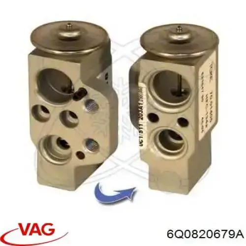 Клапан расширительный VAG 6Q0820679A цена, от 31.45 USD