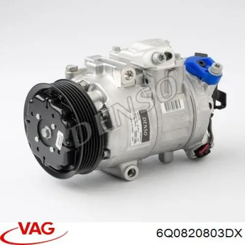 6Q0820803DX VAG compressor de aparelho de ar condicionado