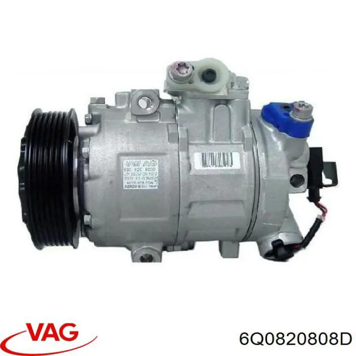 Компрессор системы кондиционирования VAG 6Q0820808D цена, от 98.87 USD