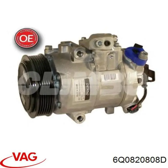 6Q0820808D VAG Компрессор хладагента