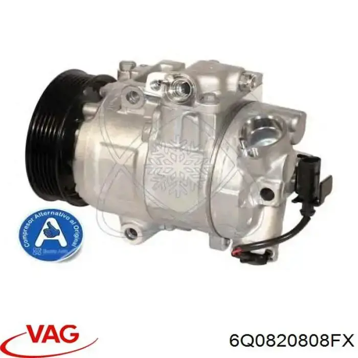 Компрессор кондиционера 6Q0820808FX VAG