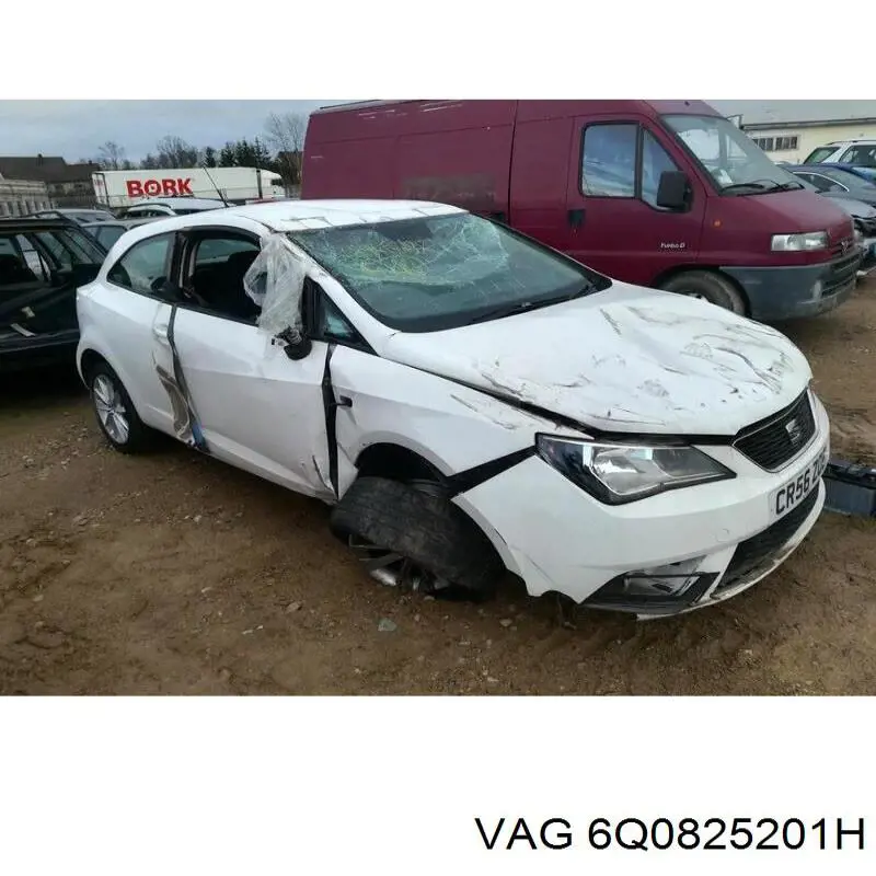 6Q0825201H VAG Защита днища левая