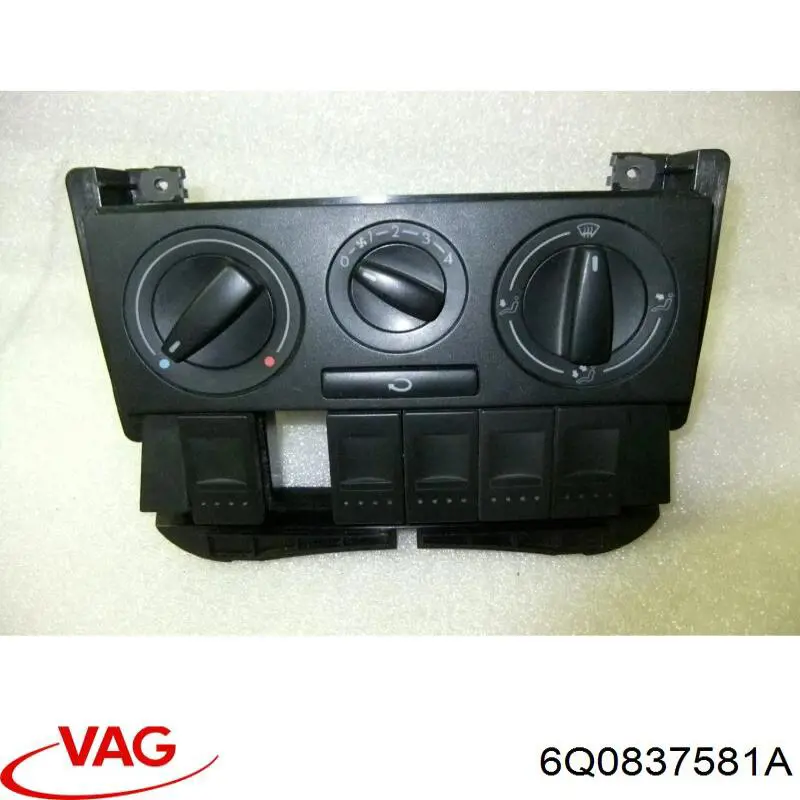 Ручка подъема стекла двери задней 6Q0837581A VAG