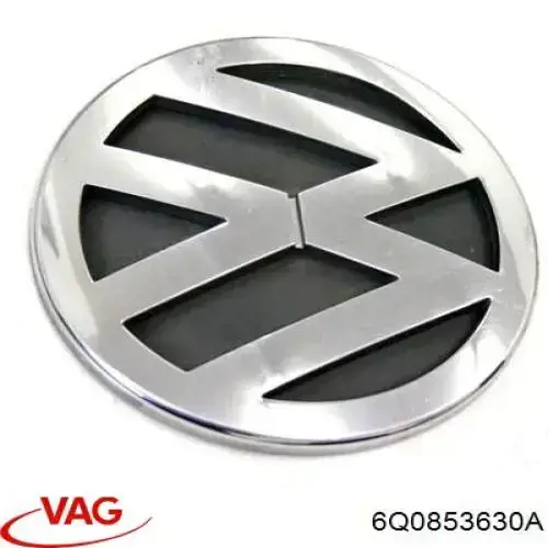 Эмблема крышки багажника (фирменный значок) на Volkswagen Polo IV 