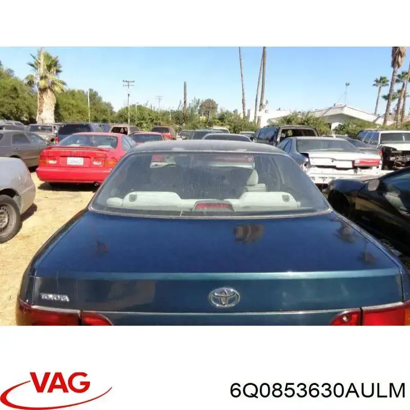  Emblema de tampa de porta-malas (emblema de firma) Volkswagen Polo IV hatchback (9N, 9A) (2001 - 2014) IV