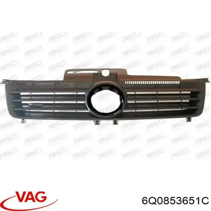 Купить 6Q0853651C VAG Решетка радиатора