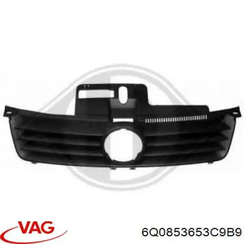 Облицовка радиатора VAG 6Q0853653C9B9 цена, от 29.65 USD