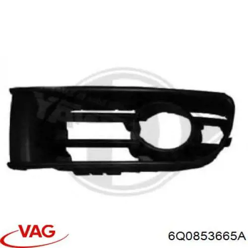 Купить 6Q0853665A VAG Противотуманная фара - вставка левая