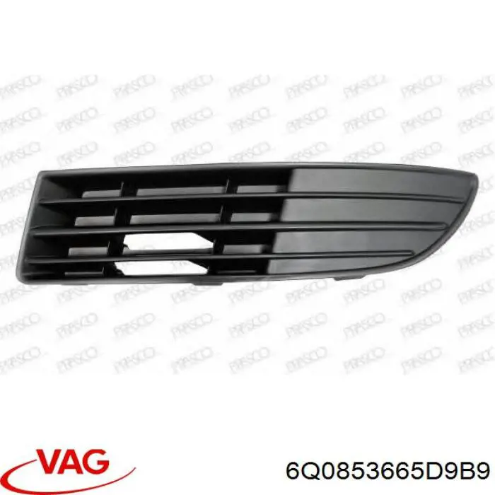 Заглушка ПТФ бампера переднего левая VAG 6Q0853665D9B9 цена, от 6.01 USD
