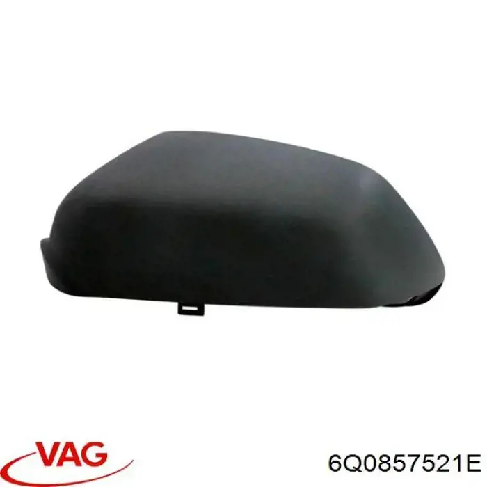 Стекло левого зеркала заднего вида 6Q0857521E VAG