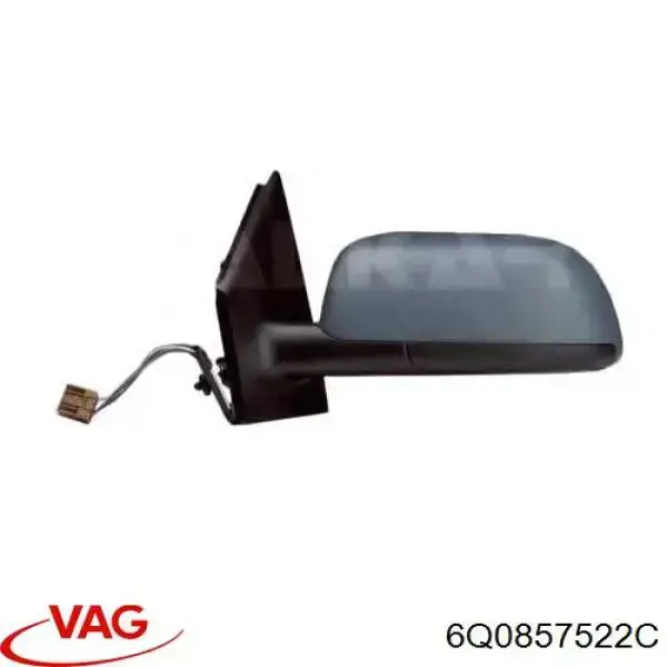 6Q0857522C VAG Зеркальный элемент правого зеркала заднего вида