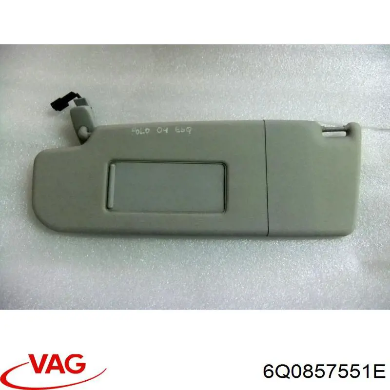 Козырек солнцезащитный автомобиля VAG 6Q0857551E цена, от 2.22 USD