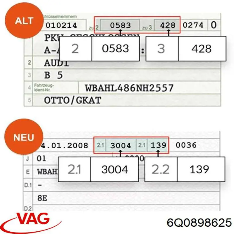  6Q0898625 VAG