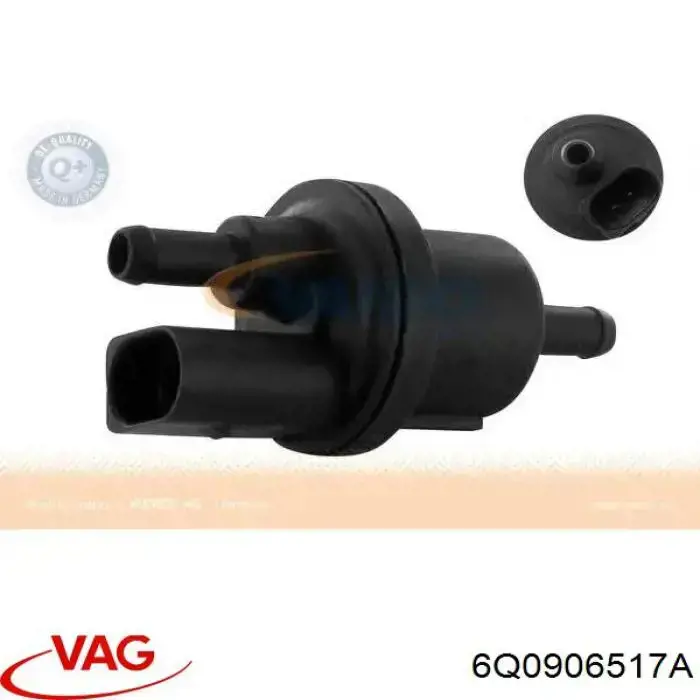 Купить 6Q0906517A VAG Клапан вентиляции бензобака
