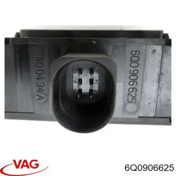 Válvula de comutação de regulador das comportas de tubo coletor de admissão 6Q0906625 VAG