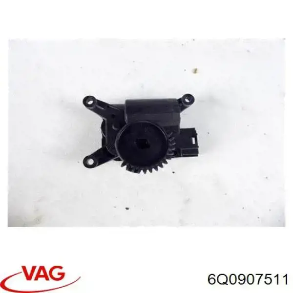6Q0907511 VAG Actuador de compuerta del calefacción original y equivalente