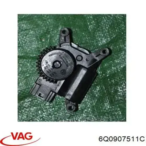 6Q0907511C VAG Привод системы автоматического управления отопителем