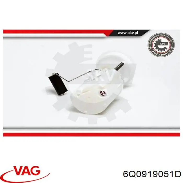 Купить 6Q0919051D VAG Модуль топливного насоса