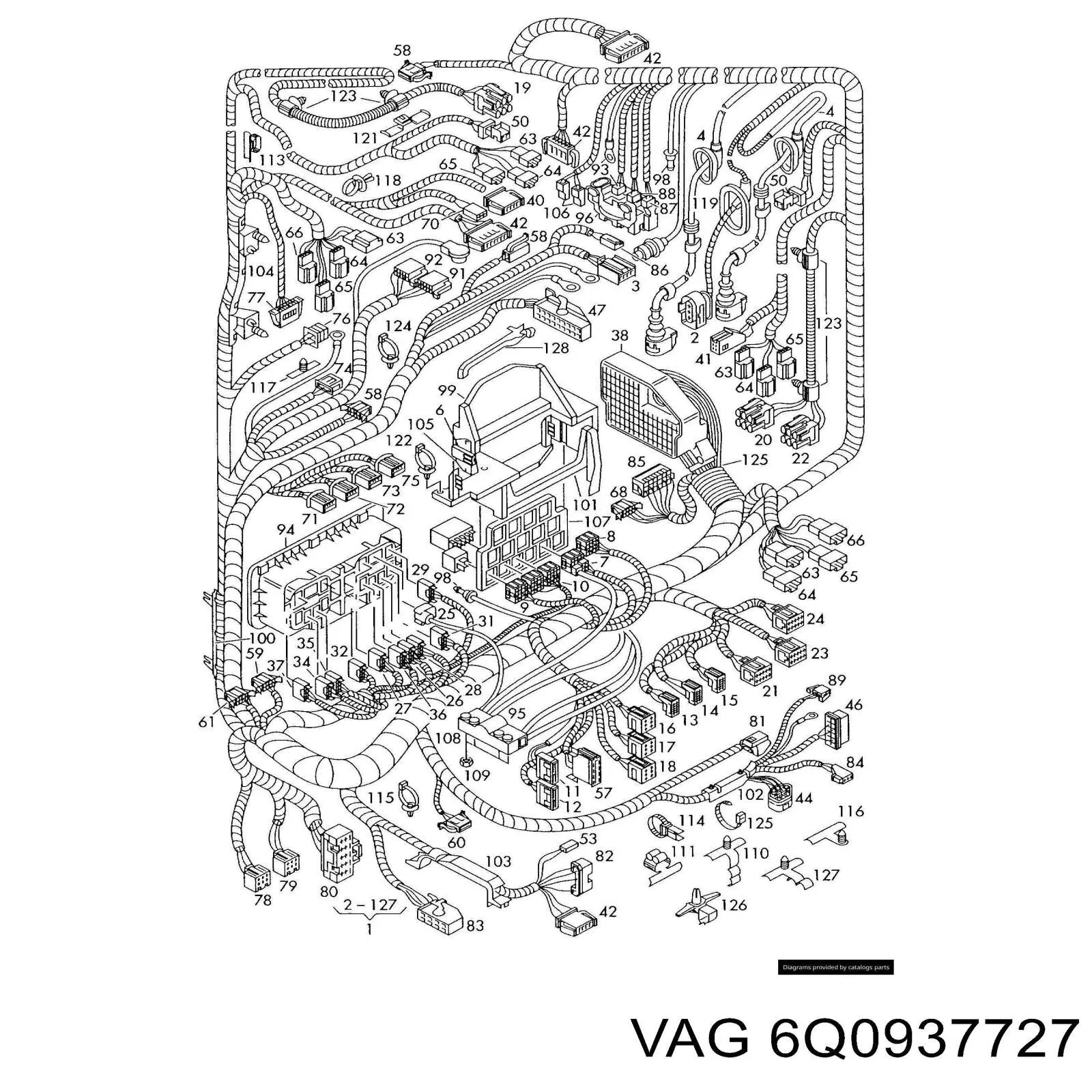  VAG 6Q0937727 цена, от 5.93 USD