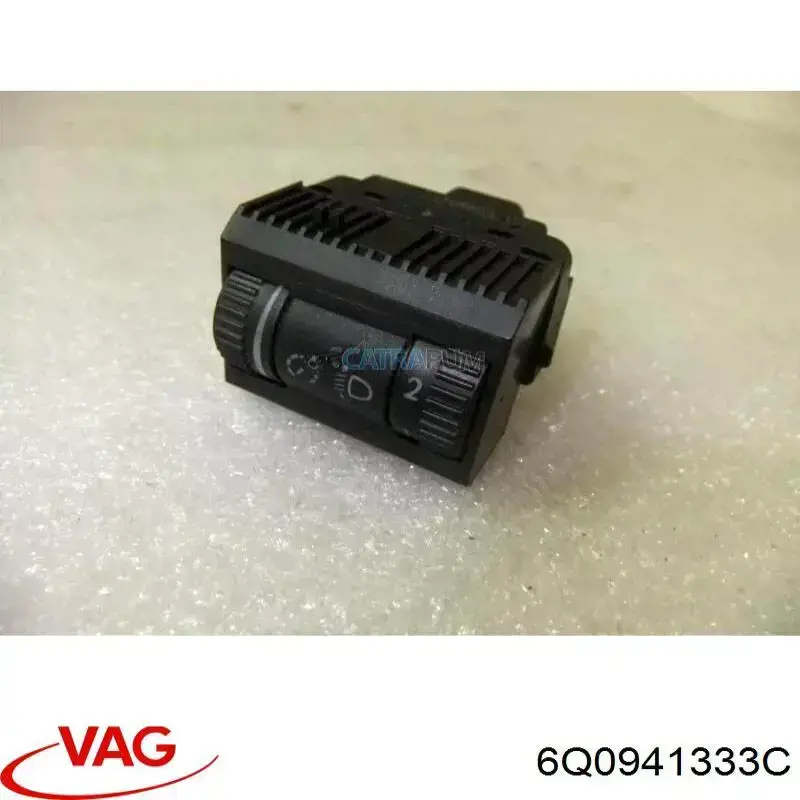 Купить 6Q0941333C VAG Кнопка (регулятор) корректора фар