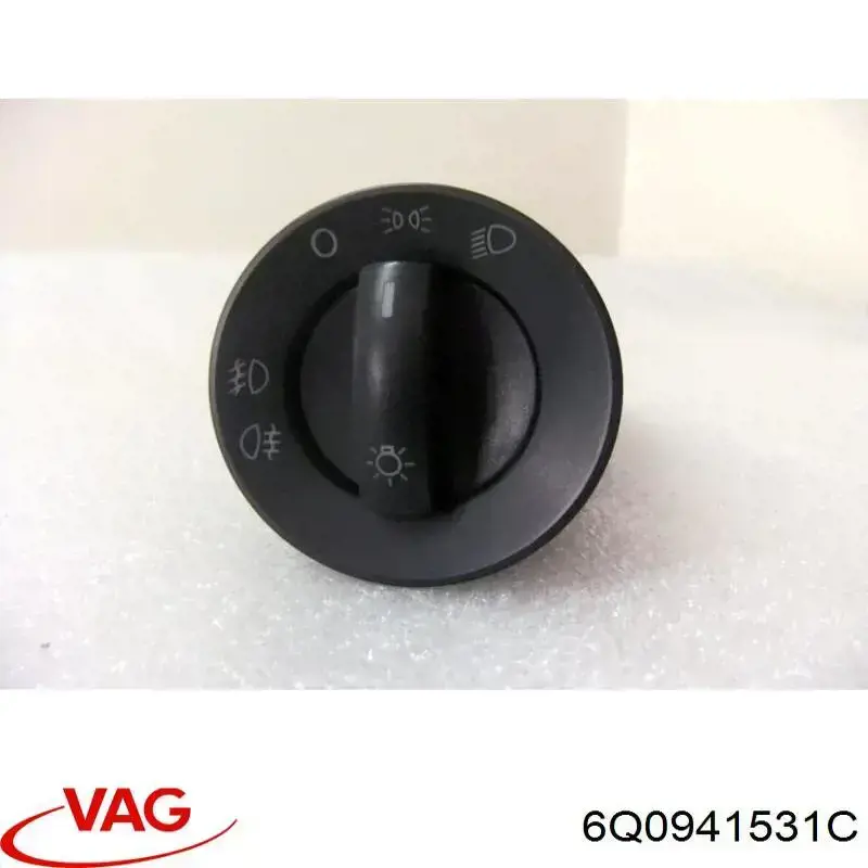 6Q0941531C VAG Переключатели электрические (переключатель света центральный)
