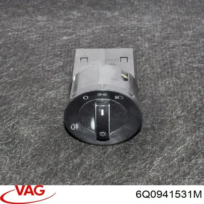 Переключатель света фар на "торпедо" 6Q0941531B01C VAG