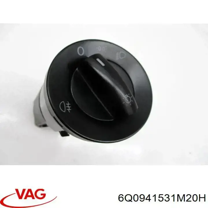 Купить 6Q0941531M20H VAG Переключатель света фар на "торпедо"