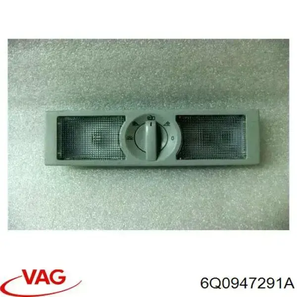 Плафон освещения салона (кабины) задний 6Q0947291A VAG