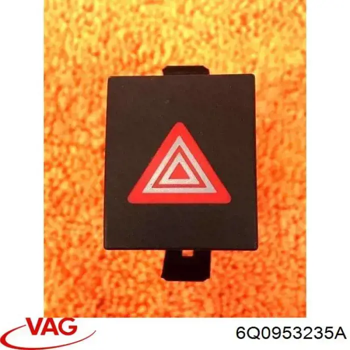 Кнопка аварийки 6Q0953235A VAG