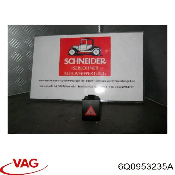 6Q0953235A VAG Аварийная кнопка