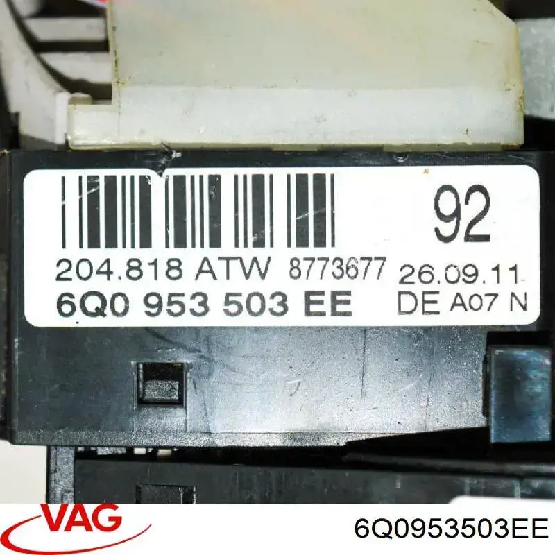6Q0953513AJ VAG Переключатель подрулевой в сборе