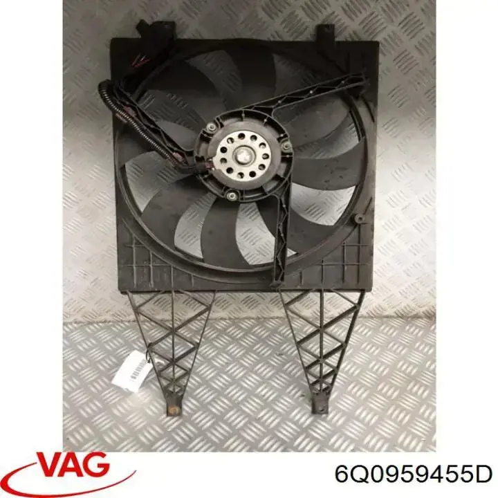 Электровентилятор охлаждения в сборе VAG 6Q0959455D цена, от 48.51 USD
