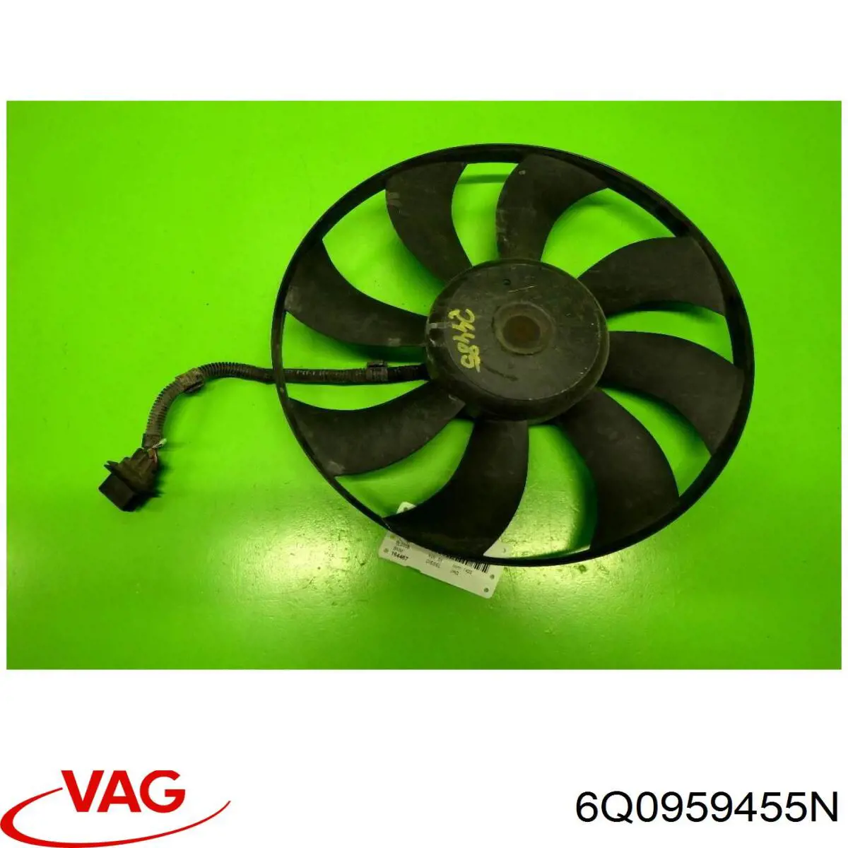 Электровентилятор охлаждения в сборе VAG 6Q0959455N цена, от 54.57 USD