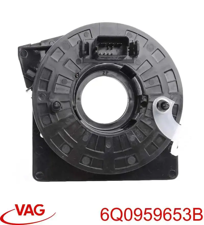 6Q0959653B VAG кольцо airbag контактное, шлейф руля
