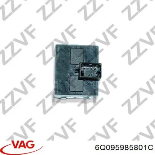 Купить 6Q095985801C VAG Кнопки переднего левого стеклоподъёмника