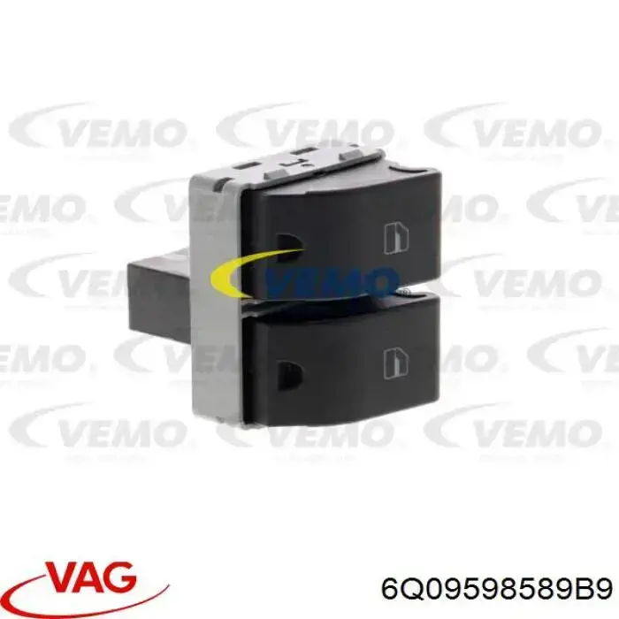 Купить 6Q09598589B9 VAG Кнопки переднего левого стеклоподъёмника
