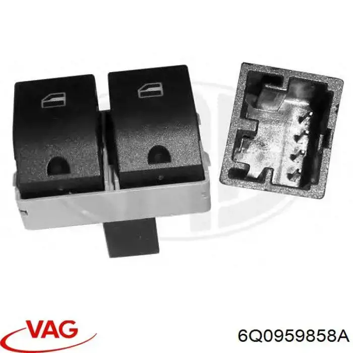 Купить 6Q0959858A01C VAG Кнопки переднего левого стеклоподъёмника