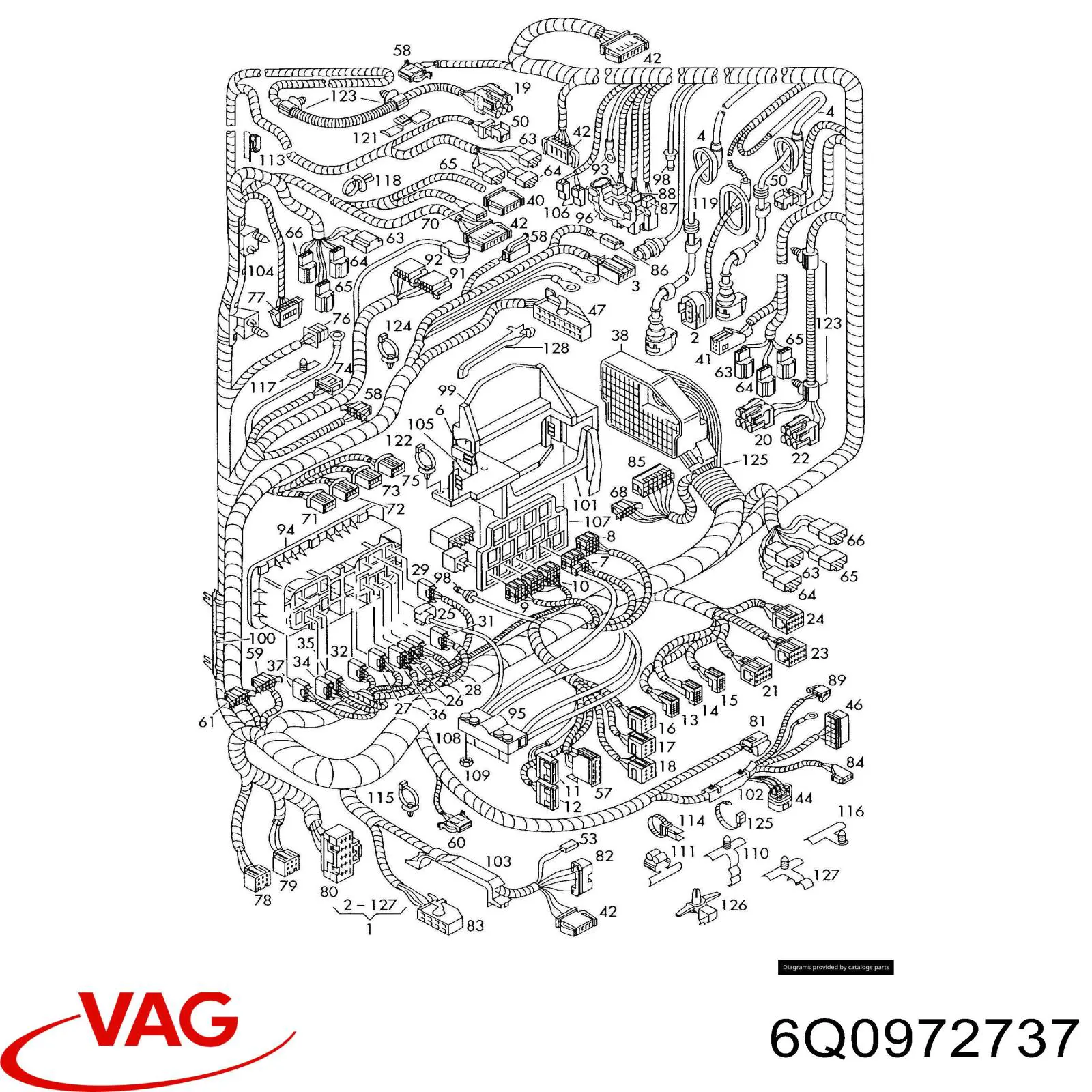  VAG 6Q0972737 цена, от 5.07 USD