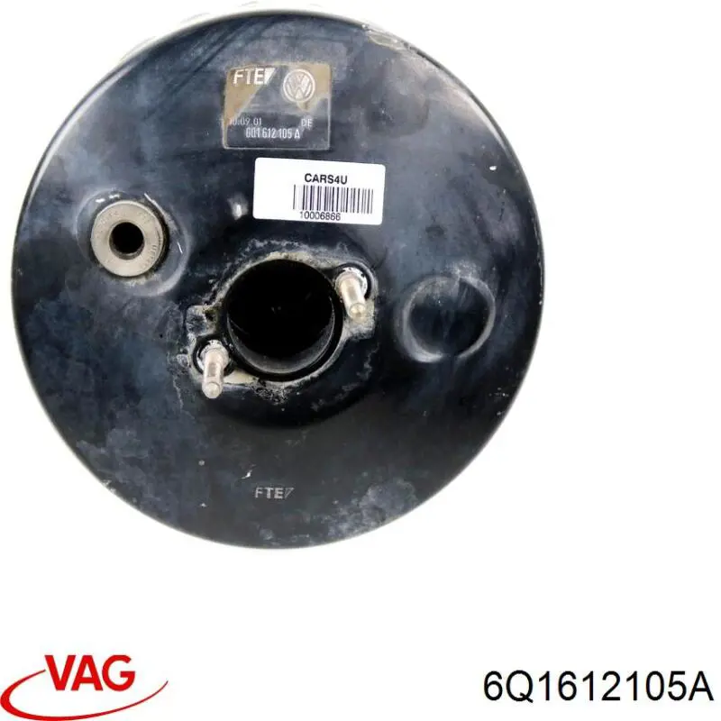 6Q1612105A VAG усилитель тормозов вакуумный