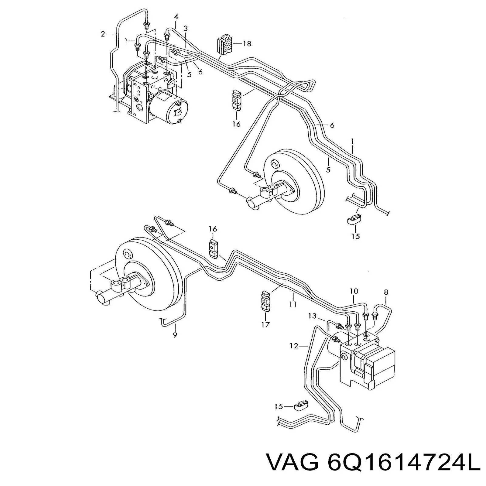  VAG 6Q1614724L цена, от 19.00 USD