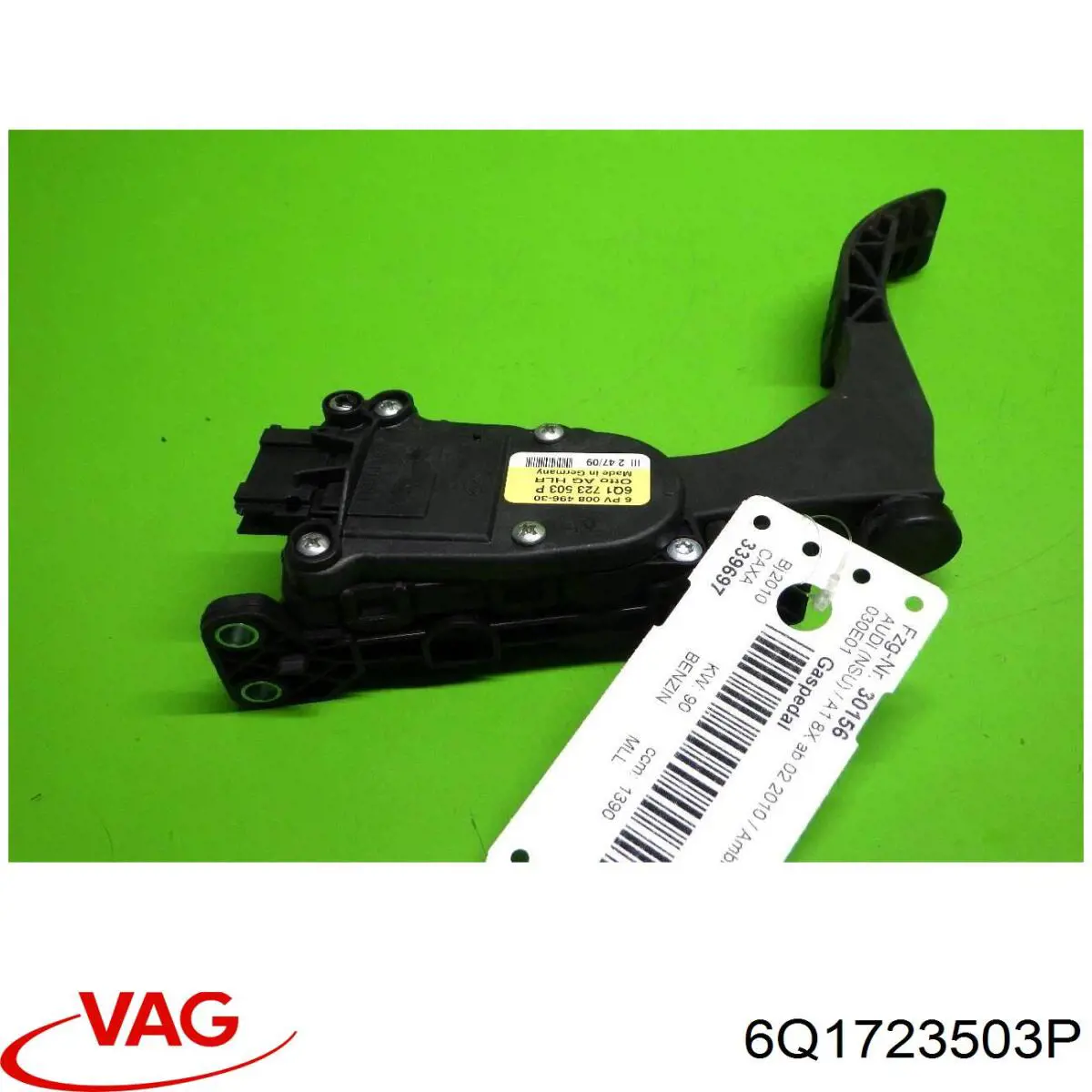 Pedal de acelerador 6Q1723503P VAG/Skoda