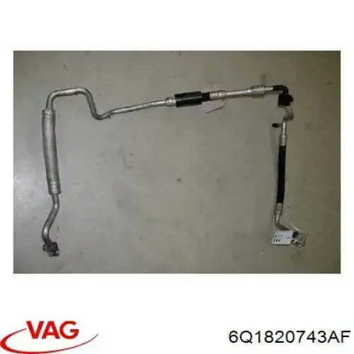 Шланг кондиционера, от испарителя к компрессору VAG 6Q1820743E цена, от 27.87 USD