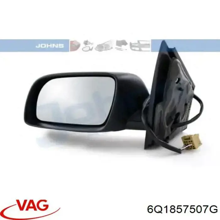 Купить 6Q1857507G VAG Наружное зеркало левое