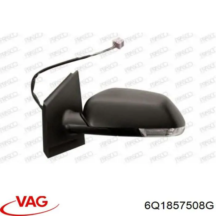 Купить 6Q1857508G VAG Боковое зеркало заднего вида правое